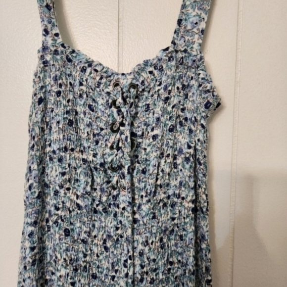 NWT Aeropostle Blue Floral Shift Dress Size XS Extra Small - Picture 3 of 4